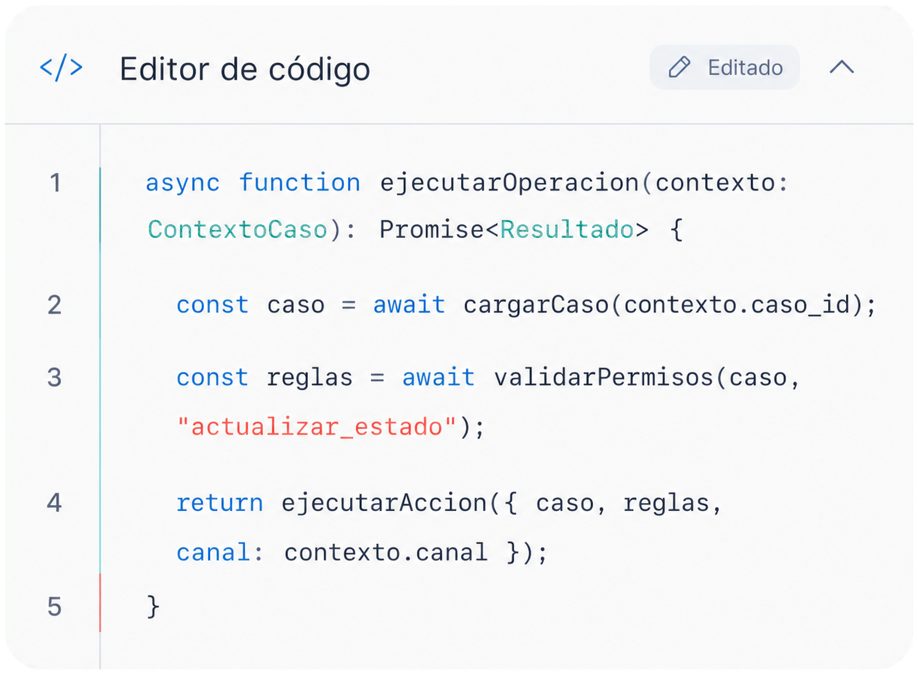 Código e integración técnica de una herramienta del agente