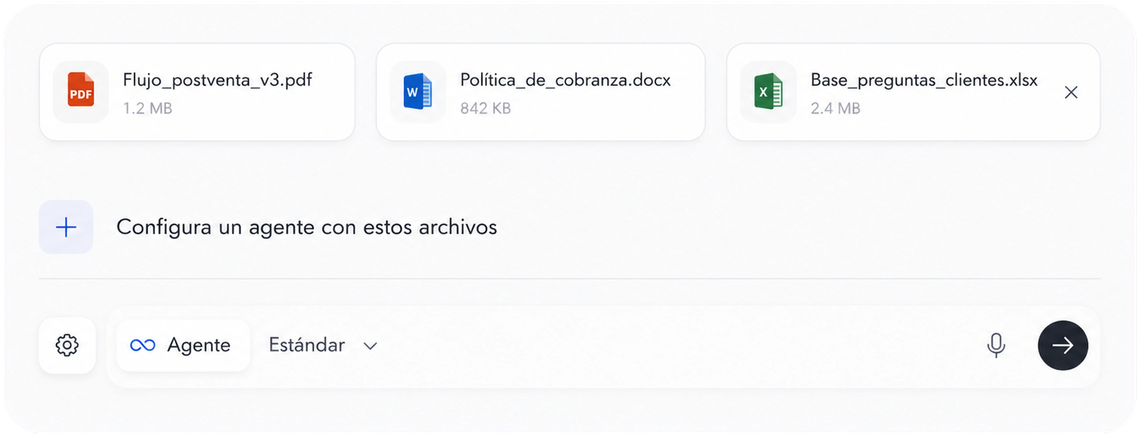 Fuentes y documentos usados para diseñar un agente en SOVRAS